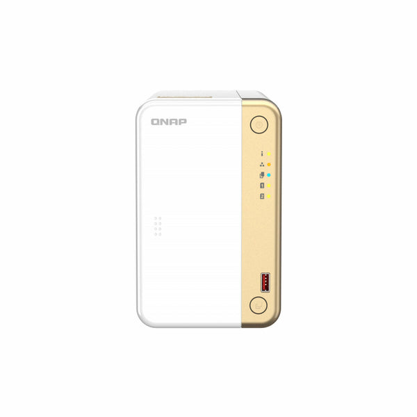 NAS-Netzwerk-Speicher Qnap TS-262 Weiß Gold Intel Celeron