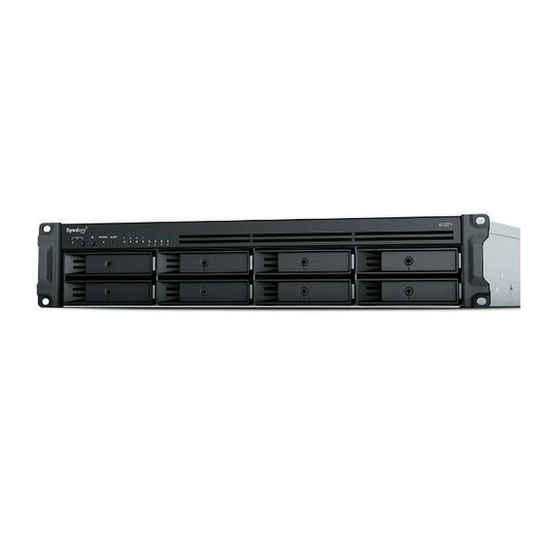NAS-Netzwerk-Speicher Synology RS1221RP+ Schwarz AMD Ryzen V1500B