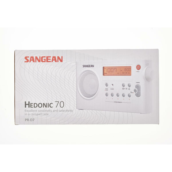 Tragbares Digital-Radio Sangean PR-D7 Weiß