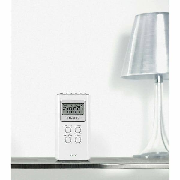 Tragbares Radio Sangean DT-120 Weiß
