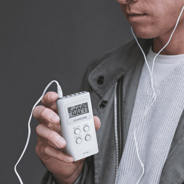 Tragbares Radio Sangean DT-120 Weiß