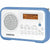 Radio Sangean PRD18W Blau Bernstein Blau/Weiß