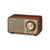 Tragbares Bluetooth-Radio Sangean Retro Holz FM