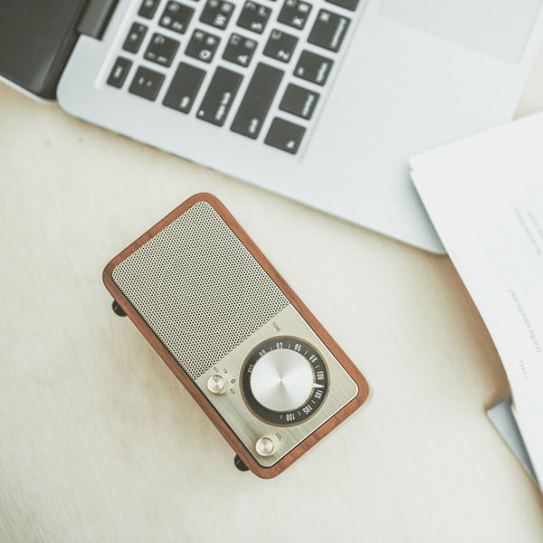 Tragbares Bluetooth-Radio Sangean Retro Holz FM