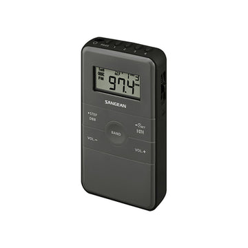 Tragbares Digital-Radio Sangean Schwarz AM/FM Aufladbar