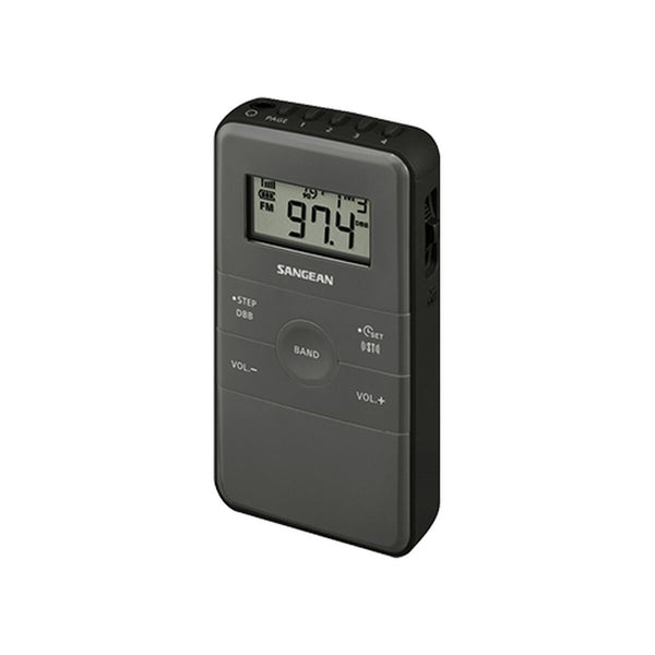 Tragbares Digital-Radio Sangean Schwarz AM/FM Aufladbar