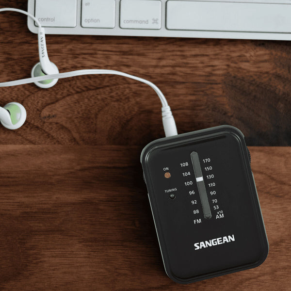 Tragbares Radio Sangean Schwarz AM/FM
