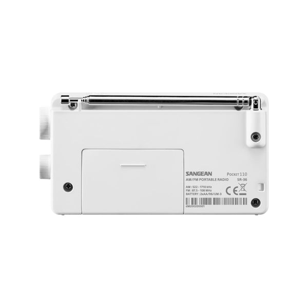 Tragbares Radio Sangean SR-36 Weiß