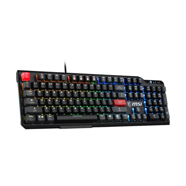 Tastatur MSI VIGOR GK41 DUSK LR US Schwarz Bunt QWERTY