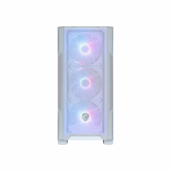 ATX Semi-Tower Gehäuse MSI 306-7G20W21-HH9 Weiß Stahl Verre trempé