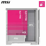 ATX Semi-Tower Gehäuse MSI 306-7G27W21-JA4 Weiß