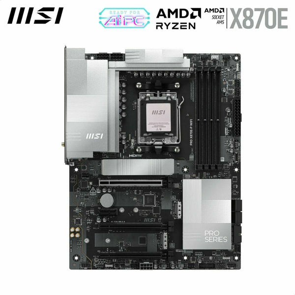 Motherboard MSI PRO X870E-P WIFI AMD AM5 AMD AMD X870E