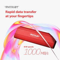 Externe Festplatte Patriot Memory PTPL2TBPEC Rot 2 TB SSD