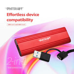 Externe Festplatte Patriot Memory PTPL2TBPEC Rot 2 TB SSD