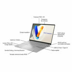 Laptop Asus Qwerty Spanisch 14" AMD Ryzen 5 7535HS 16 GB RAM 512 GB SSD (Restauriert A)