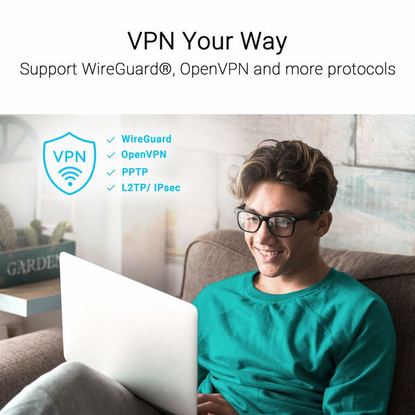 Router Asus Schwarz RJ45 Ethernet LAN Wi-Fi