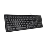 Tastatur A4 Tech KR-92 Schwarz Schwarzweiß Englisch QWERTY