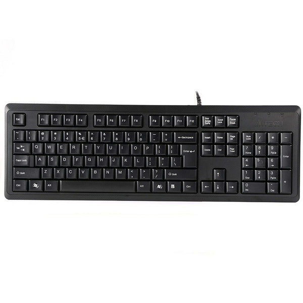 Tastatur A4 Tech KR-92 Schwarz Schwarzweiß Englisch QWERTY