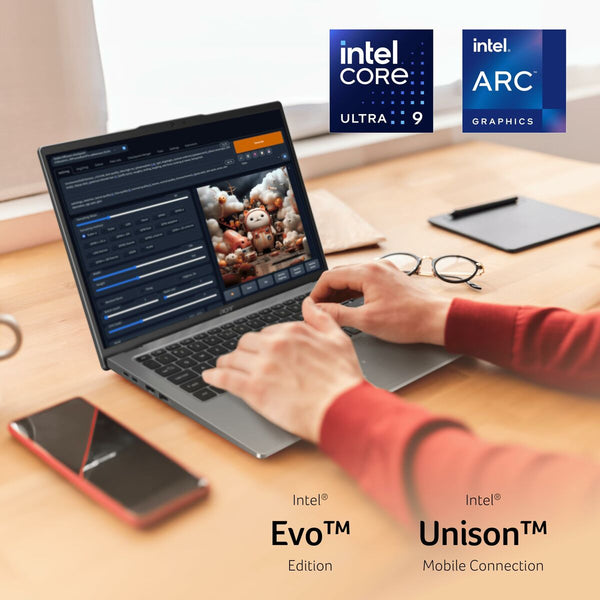 Laptop Acer NX.KWMEB.002 14" Intel Core Ultra 7 155u 16 GB RAM 512 GB SSD