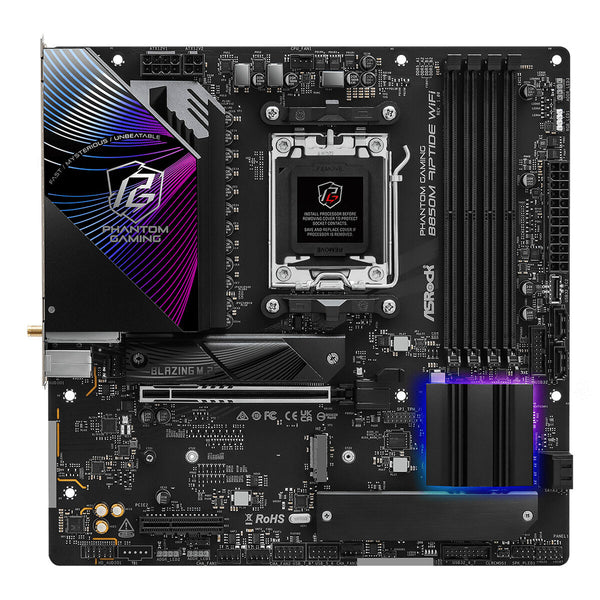 Motherboard ASRock B850M Riptide WiFi Intel Wi-Fi 6 AMD AM5 AMD B850