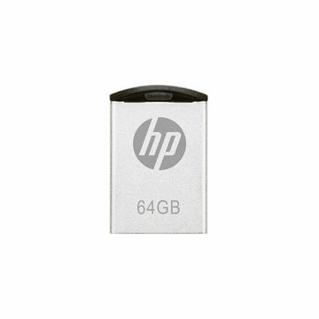USB Pendrive HP HPFD222W-64 Silberfarben Metall 64 GB