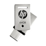 USB Pendrive HP HPFD5000M-64 Stahl 64 GB