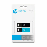 USB Pendrive HP V212W Schwarz Schwarz/Blau 64 GB 2 Stück (2 Stück)