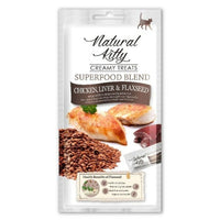 Snack für Katze Natural Kitty Superfood Blend Huhn