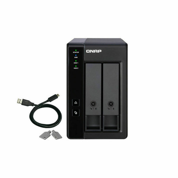 NAS-Netzwerk-Speicher Qnap O TR-002 USB 3.0 RAID Schwarz
