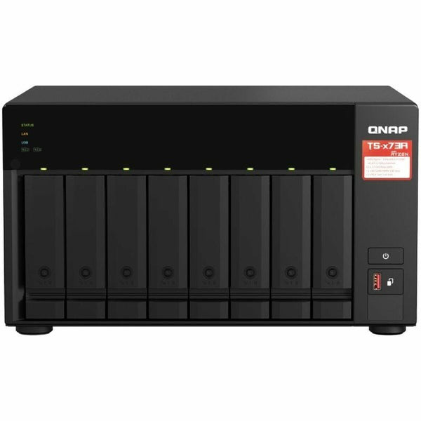 NAS-Netzwerk-Speicher Qnap TS-873A-8G Schwarz AMD Ryzen V1500B
