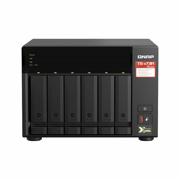 NAS-Netzwerk-Speicher Qnap TS-673A Quad Core Schwarz