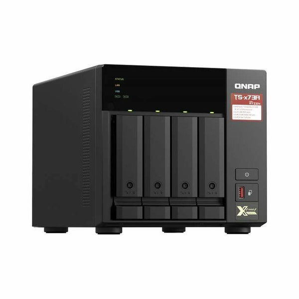 NAS-Netzwerk-Speicher Qnap TS-473A-8G Quad Core Schwarz