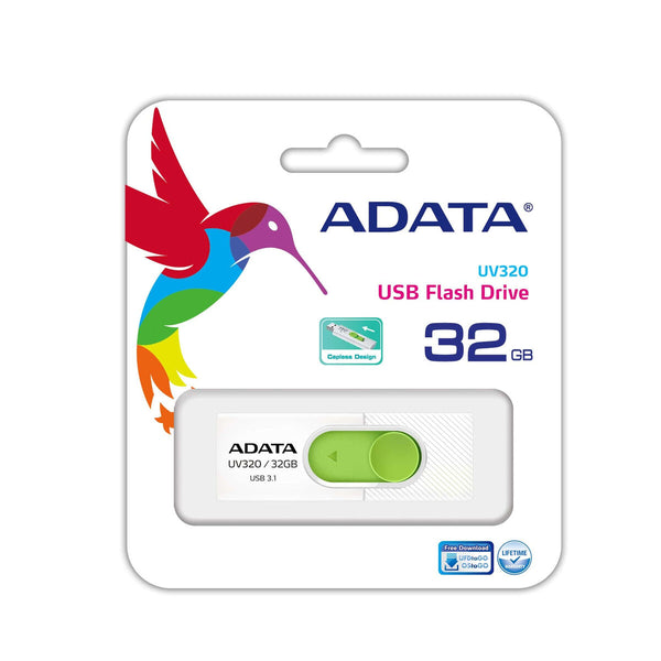 USB Pendrive Adata UV320 Weiß/Grün 32 GB