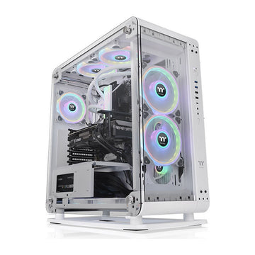 ATX Semi-Tower Gehäuse THERMALTAKE Core P6 TG Snow Weiß