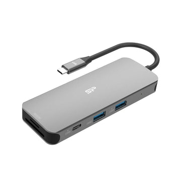 Hub USB Silicon Power SR30 Grau