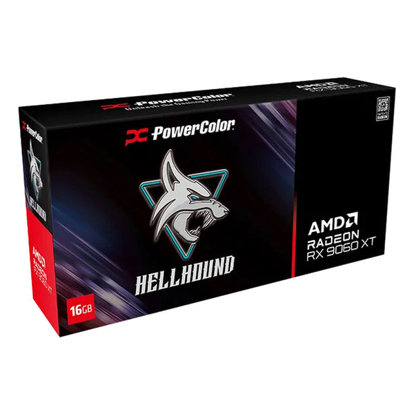Grafikkarte Powercolor RX9060XT 16G-L/OC RADEON RX 9060 XT 16 GB GDDR6