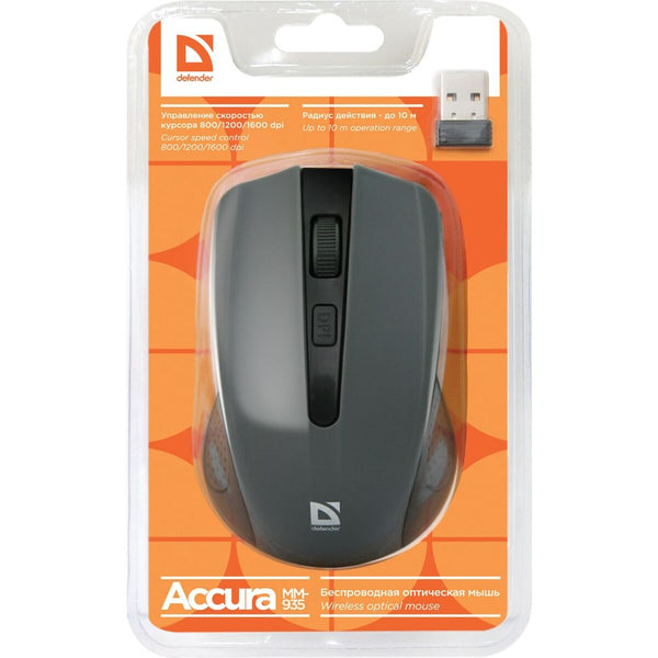 Schnurlose Mouse Defender MM-935 Grau