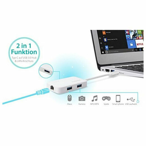 USB-zu-Ethernet-Adapter Edimax EU-4308