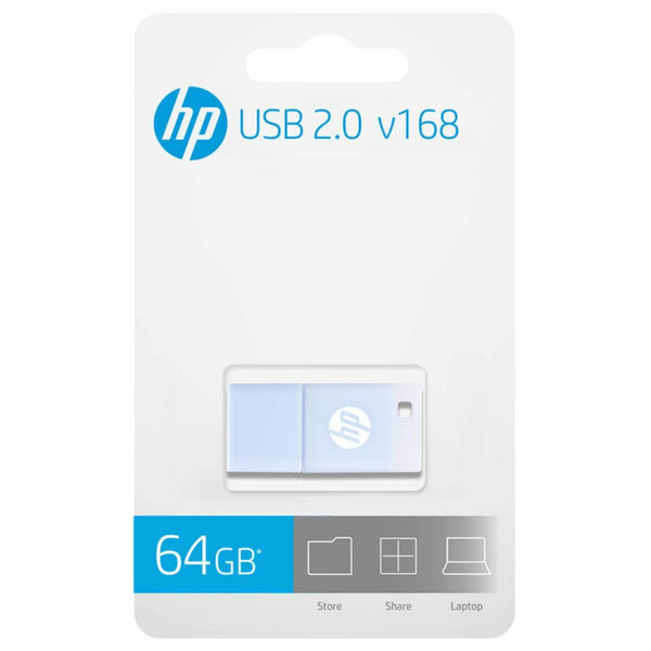 USB Pendrive HP HPFD168B-64 Blau 64 GB
