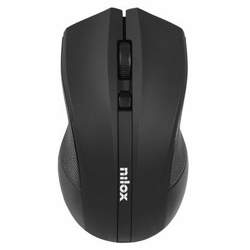 Schnurlose Mouse Nilox MOWI1001 Schwarz 1600 dpi