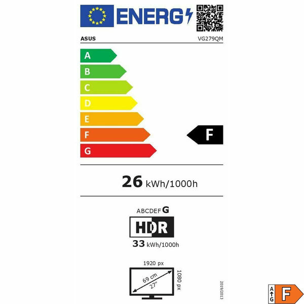 Gaming-Monitor Asus VG279QM Full HD 27"