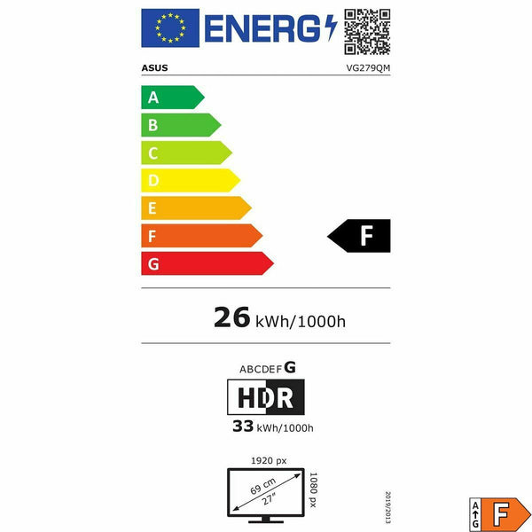 Gaming-Monitor Asus VG279QM Full HD 27"
