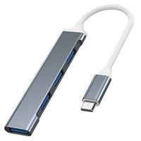 Hub USB Vakoss TC-4125X Silberfarben