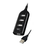 Hub USB Vakoss TC-234UX Weiß Schwarz