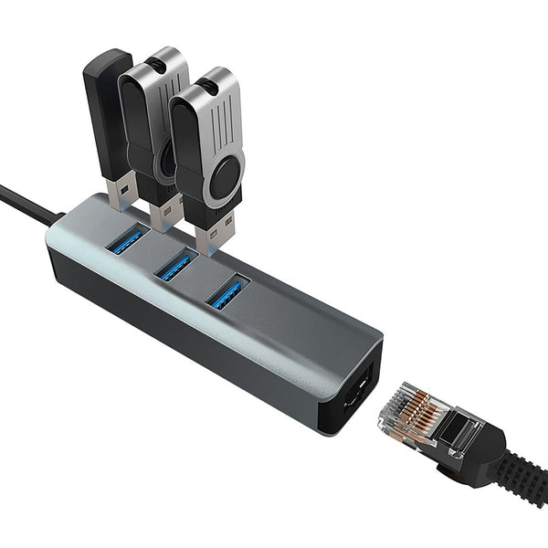 Hub USB Vakoss TC-4502X Grau