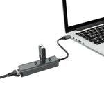 Hub USB Vakoss TC-4502X Grau
