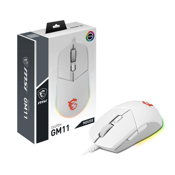 Optische Maus MSI CLUTCH GM11 WHITE