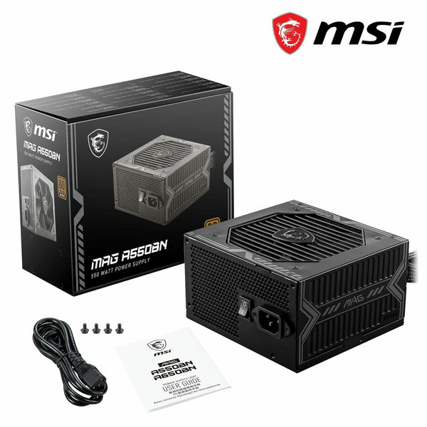 Stromquelle MSI MAG A550BN ATX 550 W 80 Plus Bronze