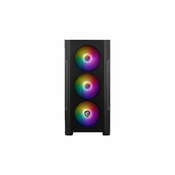 ATX Semi-Tower Gehäuse MSI MAG FORGE M100R Weiß Schwarz Bunt