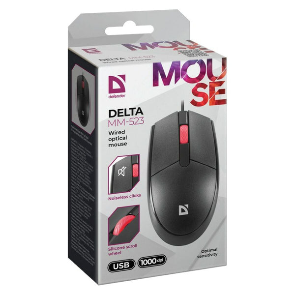 Gaming Maus Defender DELTA MM-523 Schwarz